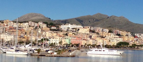 A small portion of Gaeta's harbor.