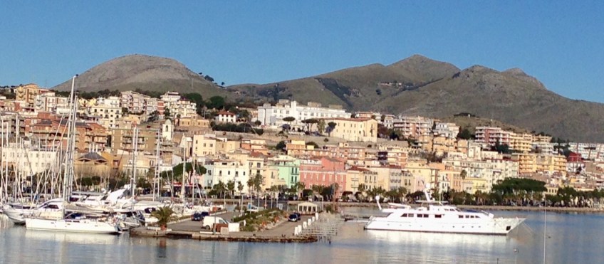 A small portion of Gaeta's harbor.