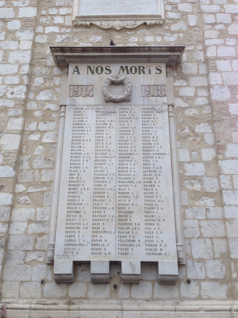 Nice war memorial