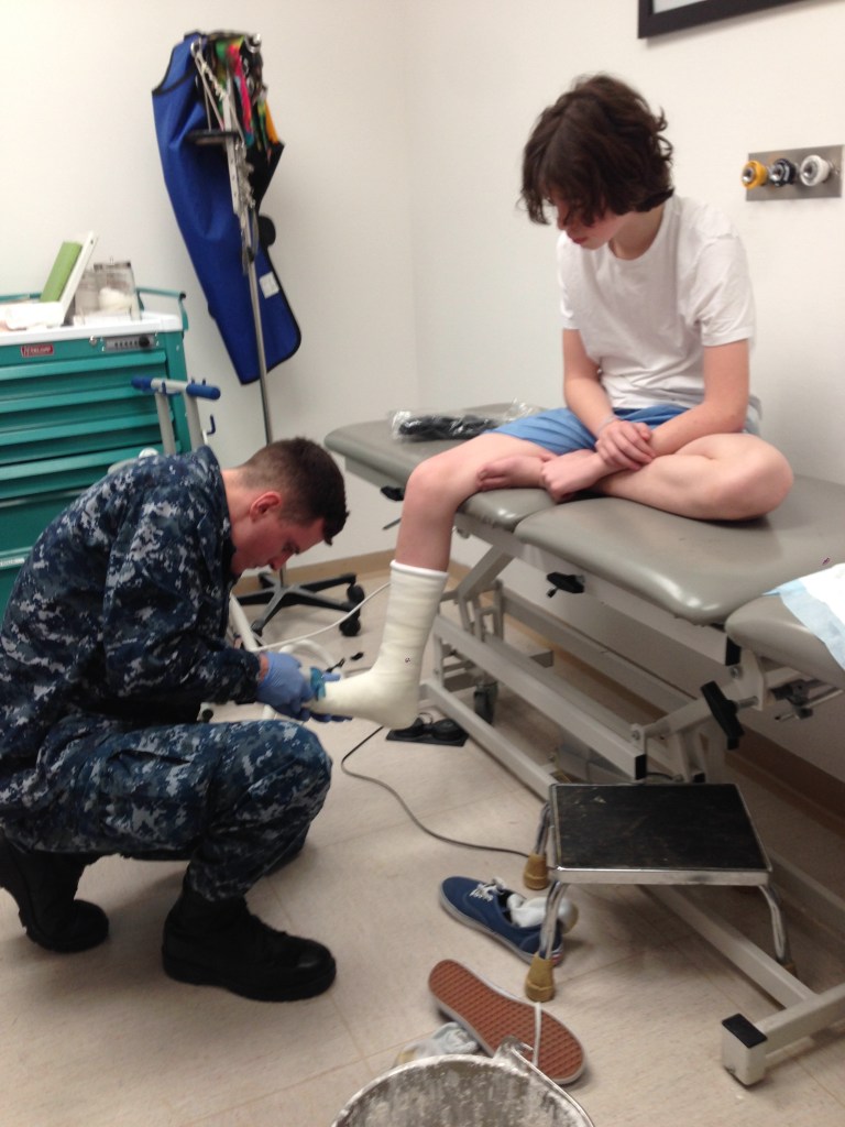 Michael's first cast